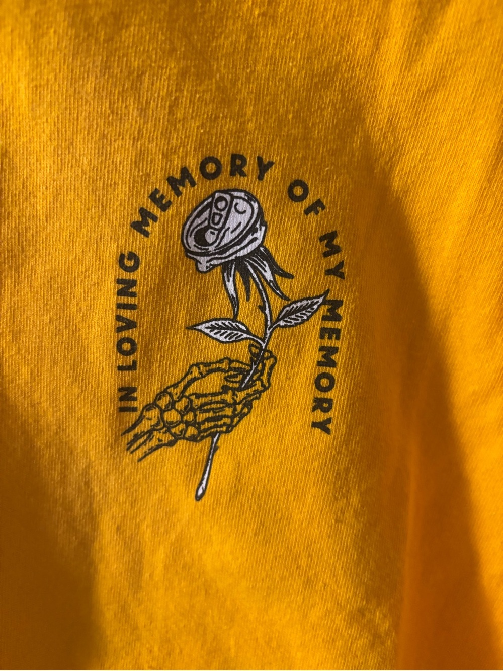 Last Call Co. In Loving Memory of My Memory Rose Tee XL